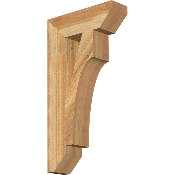 Ekena Millwork Westlake Slat Rough Sawn Bracket, Western Red Cedar, 4"W x 14"D x 26"H BKT04X14X26WTL06RWR - main